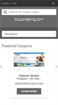 Mobile Screenshot of couponbeing.com